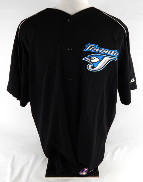 2004-06 Toronto Blue Jays #21 Game Used Black Jersey Spring Training NP Rem 48 8