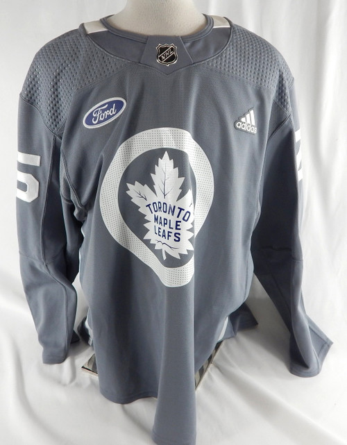 2021-22 Toronto Maple Leafs Conor Timmins #25 Game Used Grey Practice Jersey 6