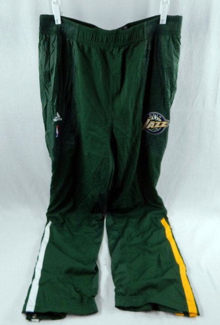 2011-12 Utah Jazz Enes Freedom Kanter #0 Game Used Green Warm Up Pants 3XL+2 651