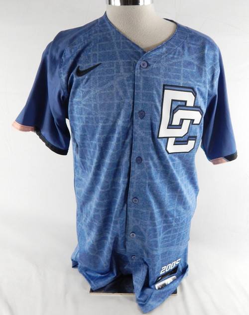 2025 Washington Nationals Darren Baker #10 Game Issued Blue Jersey City Con 42 0