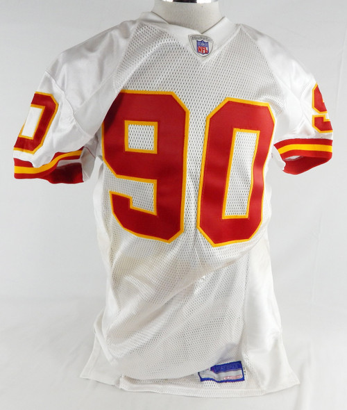 2003 Kansas City Chiefs Ryan Sims #90 Game Issued White Jersey 50 295