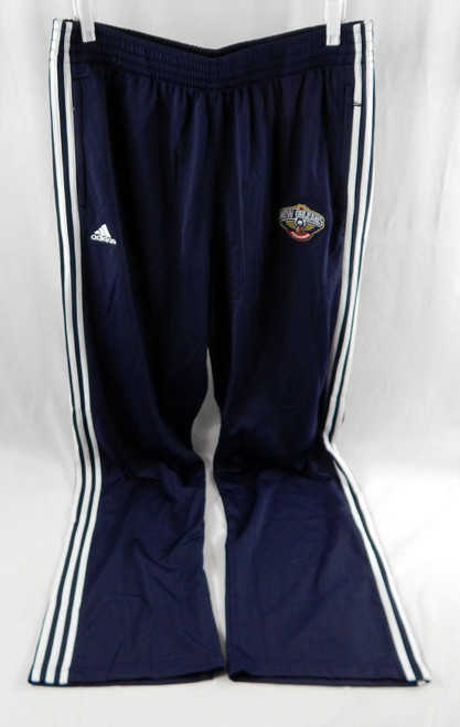 2010-11 New Orleans Pelicans Game Issued Navy Warm Up Pants XL2 DP110626