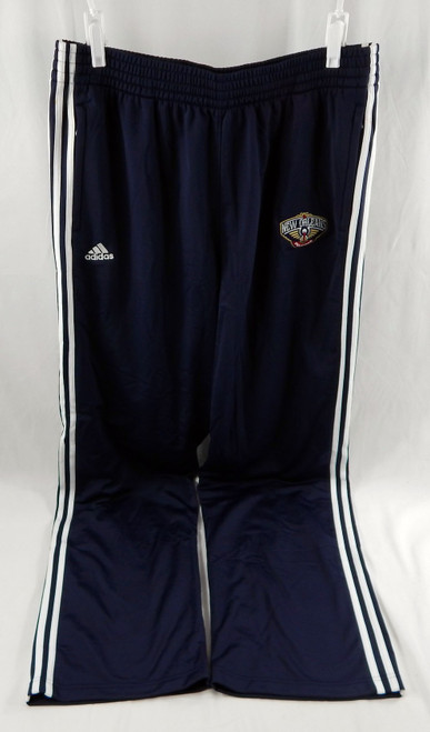 2010-11 New Orleans Pelicans Game Issued Navy Warm Up Pants XL2 DP110620