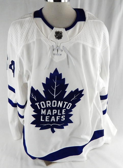 2018-19 Toronto Maple Leafs Kalle Kossila #64 Game Used White Jersey 56 671