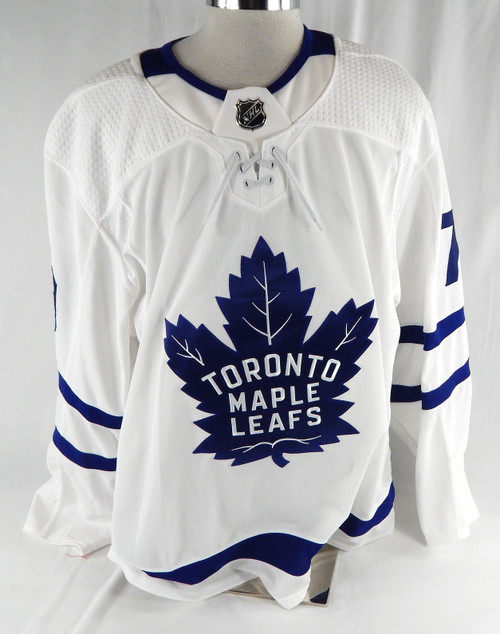 2017-18 Toronto Maple Leafs Hunter #79 Game Used White Jersey 56 675