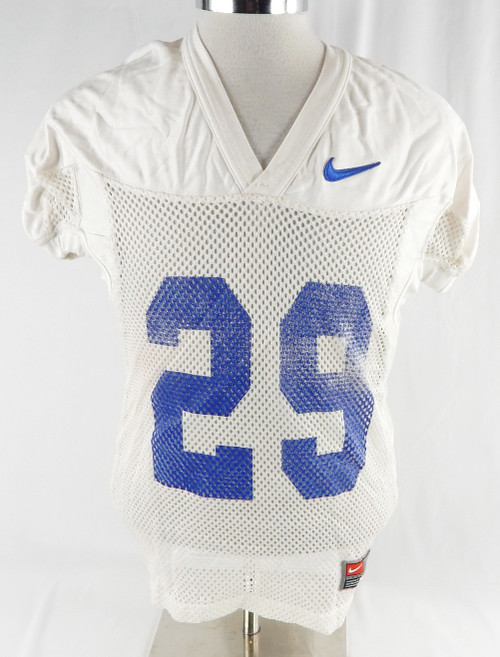 2016-19 Boise State Broncos #29 Game Used White Practice Jersey M 358