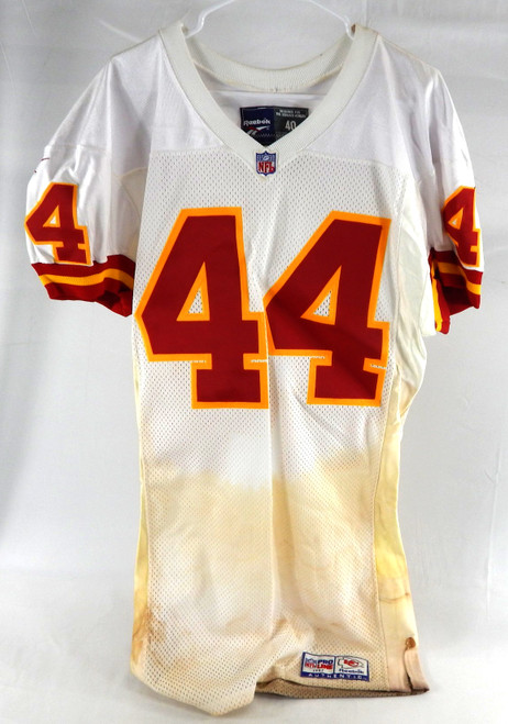 1997 Kansas City Chiefs Darren Anderson #44 Game Issued White Jersey 40 334