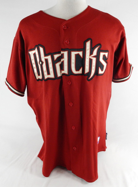 2007 Arizona Diamondbacks Rick Schu #2 Game Used Red Jersey 46 360