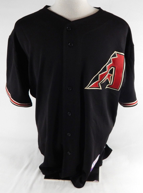 2009 Arizona Diamondbacks Doug Davis #49 Game Used Black Jersey 50 368