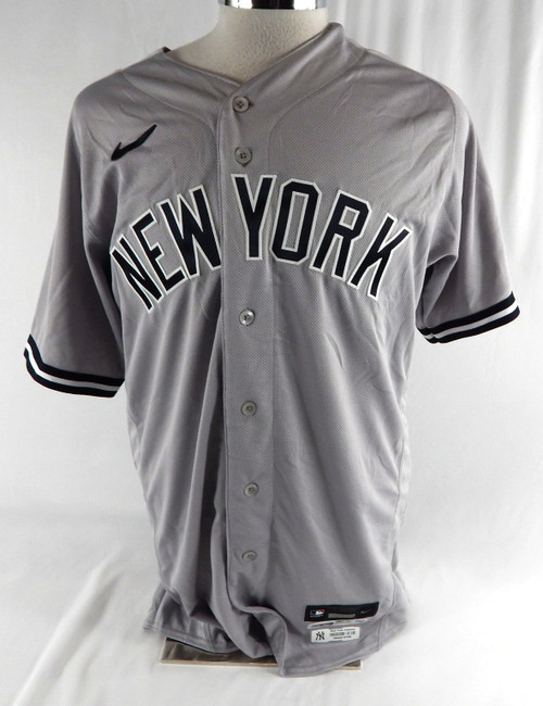 2022 New York Yankees #76 Game Issued Grey Jersey 44 795