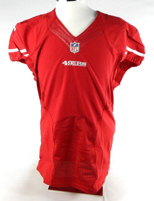 2015 San Francisco 49ers Blank Game Issued Red Jersey 44 DP81790