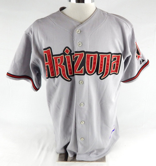 Arizona Diamondbacks Mel Stottlemyre #30 Game Used Grey Jersey 48 296