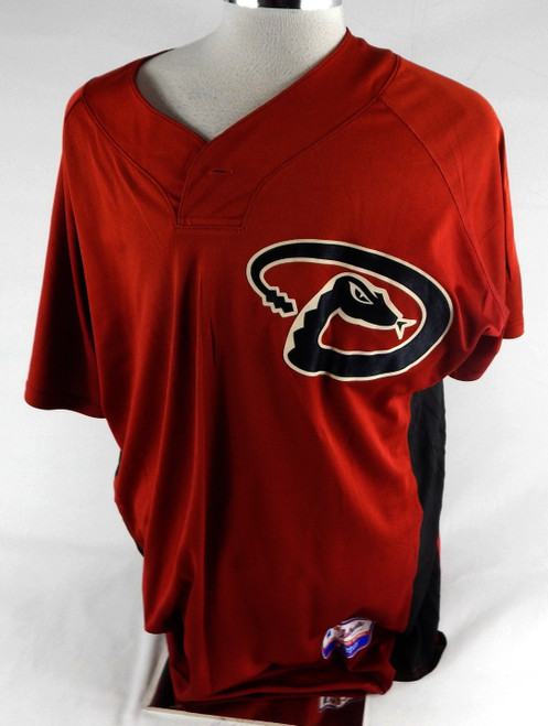 2007-10 Arizona Diamondbacks Emilio Bonifacio #65 Game Used Red Jersey ST BP 1
