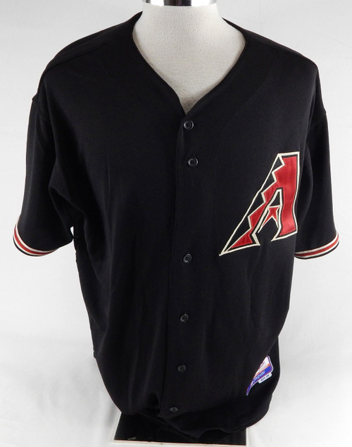 2009 Arizona Diamondbacks Tony Pena #56 Game Used Black Jersey 50 396