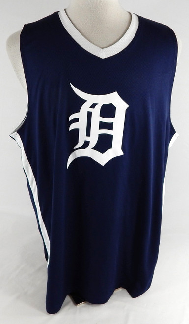 2025-26 Detroit Pistons Tolu Smith #35 Game Used Navy Practice Jersey Playoffs 7