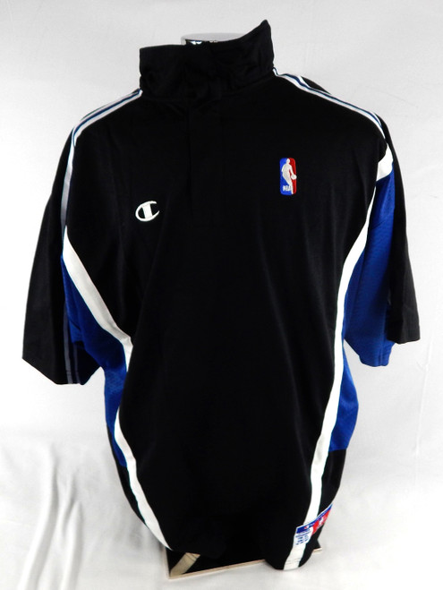 Late 1990s Philadelphia 76ers Game Issued Black Shooting Shirt 52 358