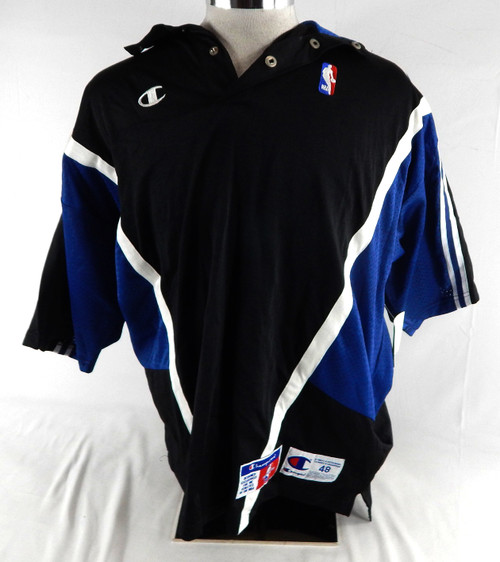 Late 1990s Philadelphia 76ers Game Issued Black Warm Up Jacket 48 364