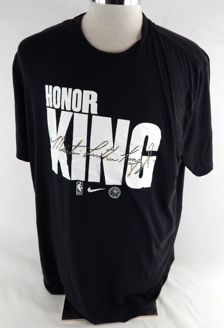 2025-26 Detroit Pistons Ausar Thompson #9 Game Used Black Shirt MLK XL 868