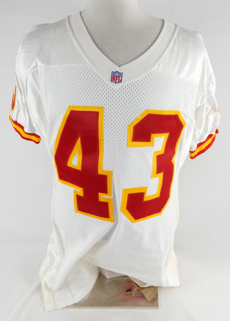 1996 Kansas City Chiefs Reynard Rutherford #43 Game Issued White Jersey 42 024