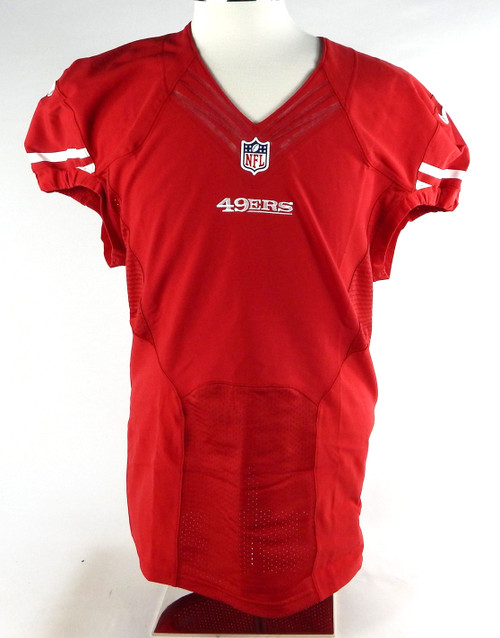 2015 San Francisco 49ers Blank Game Issued Red Jersey 44 DP81788