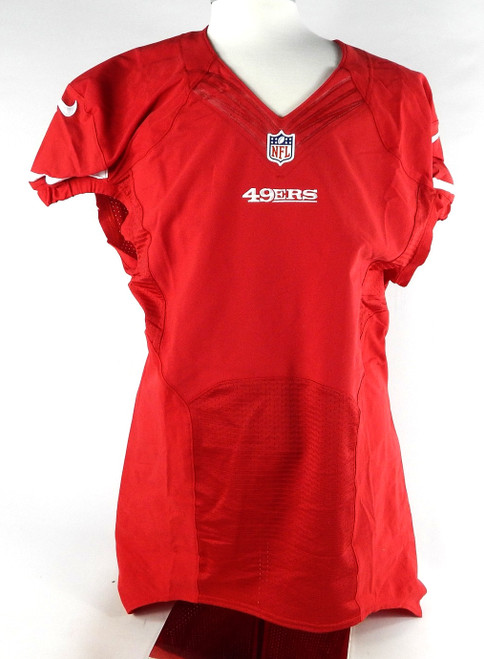 2015 San Francisco 49ers Blank Game Issued Red Jersey 48 DP81792