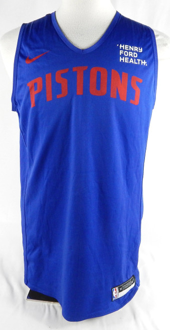 2023-25 Detroit Pistons #25 Game Used Blue Practice Jersey HFH Patch M 04