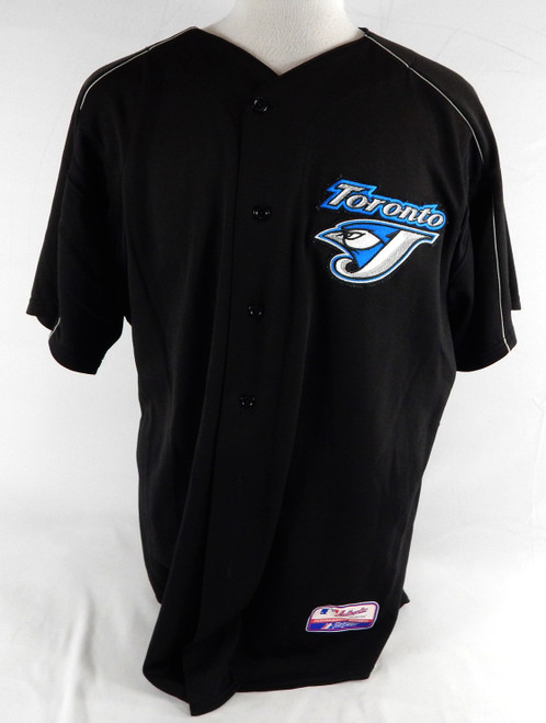 2004-06 Toronto Blue Jays #55 Game Used Black Jersey Spring Training NP Rem 48 2