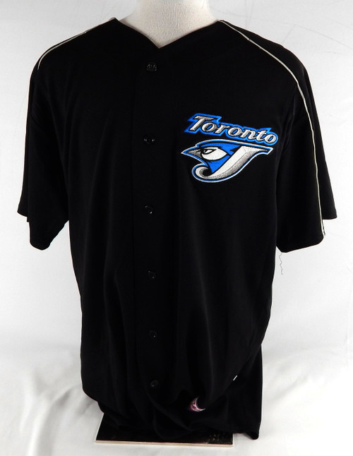 2004-06 Toronto Blue Jays Ted Lilly #31 Game Used Black Jersey ST NP Rem 46 980