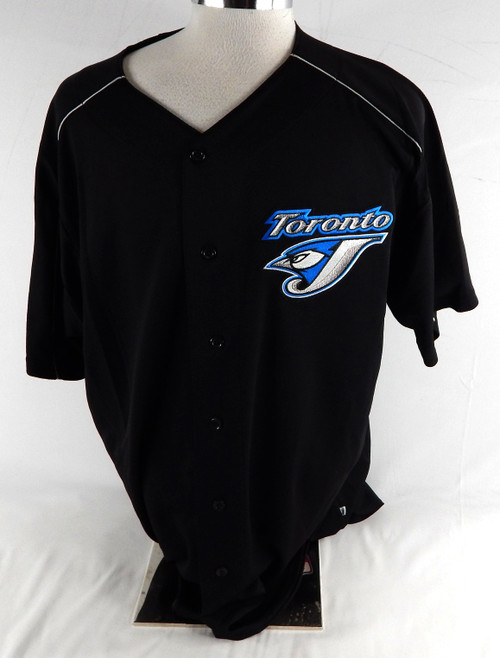 2004-06 Toronto Blue Jays #62 Game Used Black Jersey Spring Training NP Rem 60 2