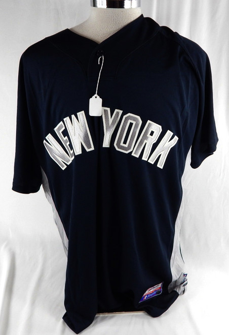 2007-08 New York Yankees #43 Game Issued Pos Used Navy Jersey BP ST 48 914
