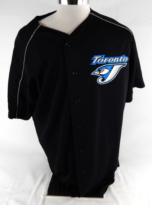 2004-06 Toronto Blue Jays #16 Game Used Black Jersey Spring Training NP Rem 46 4