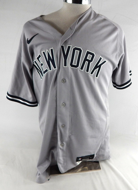 2021 New York Yankees #81 Game Issued Pos Used Grey Jersey 44 451