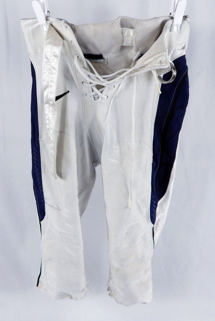 2000s Utah State Aggies #49 Game Used White Football Pants Size M DP110264