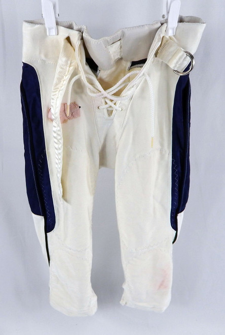 2000s Utah State Aggies #36 Game Used White Football Pants Size M DP110267