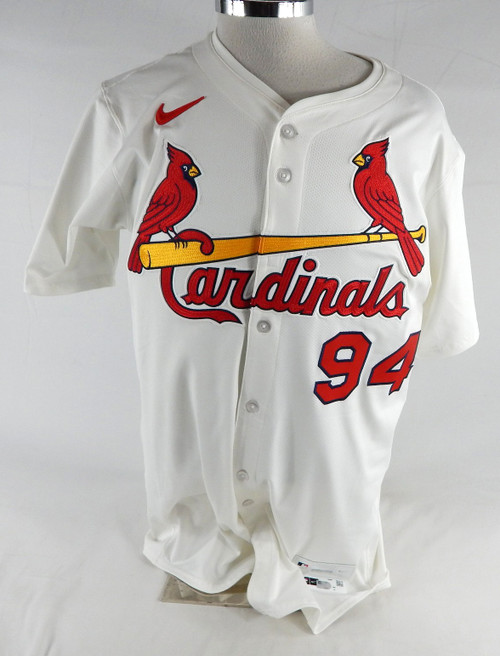 2025 St. Louis Cardinals Alex Cornwell #94 Game Issued White Jersey 44 516