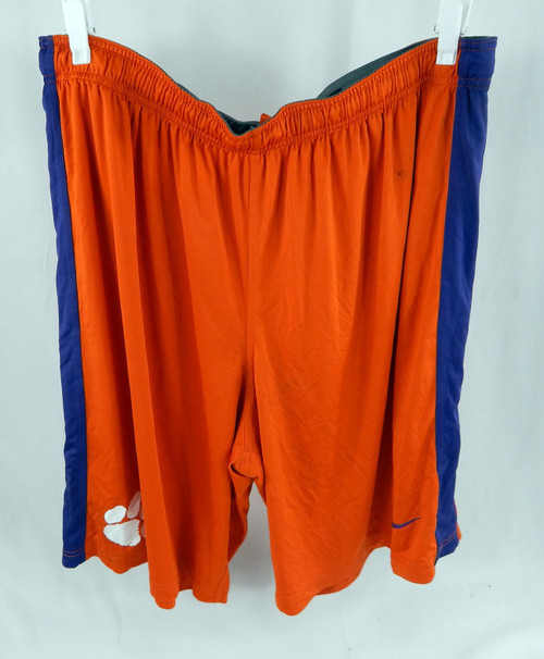 2011 Clemson Tigers Team Issued Orange Workout Shorts Size 3XL DP110285