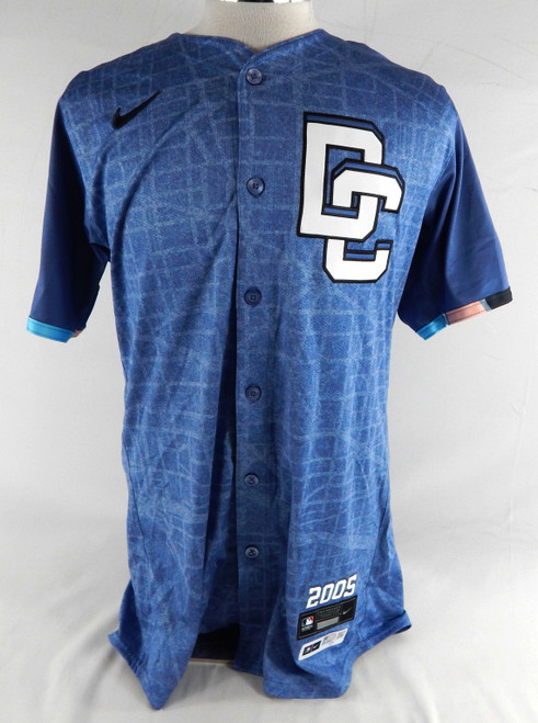 2025 Washington Nationals Sauryn Lao #73 Game Issued Blue Jersey City Conn 14