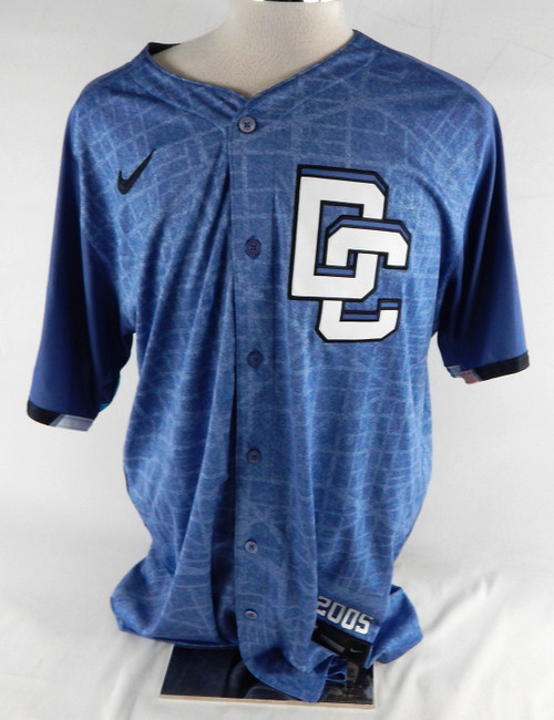 2025 Washington Nationals James Frisbie #86 Game Issued Blue Jersey City Conn 22