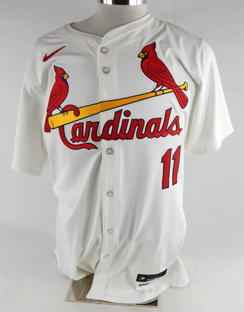2024 St. Louis Cardinals Buddy Kennedy #11 Game Issued White Jersey 46 528