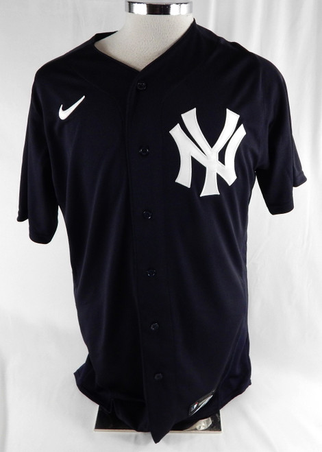 2022 New York Yankees #61 Game Issued Pos Used Navy Jersey BP ST 42 904