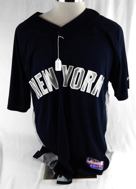 2007-08 New York Yankees #27 Game Issued Pos Used Navy Jersey BP ST 48 913