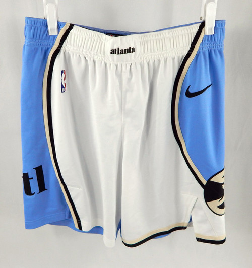 2024-25 Atlanta Hawks Game Issued City Edition Basketball Shorts 38 Large 110295