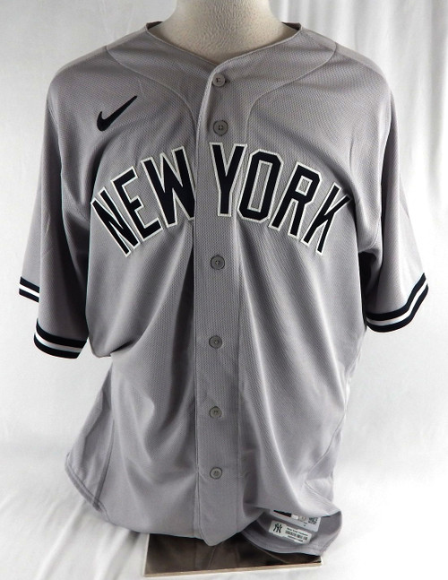 2020 New York Yankees Gio Urshela #29 Game Issued Grey Jersey 48 780
