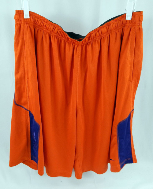 2012 Clemson Tigers Team Issued Orange Workout Shorts Size 4XL DP110275