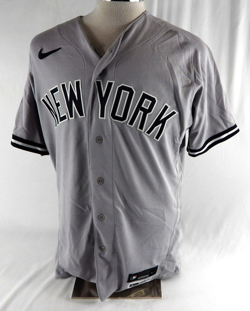 2023 New York Yankees Matt Bowman #50 Game Issued P Used Grey Jersey Starr P 4
