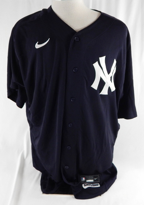 New York Yankees Demarcus Evans #87 Game Issued Pos Used Navy Jersey BP ST 52 2