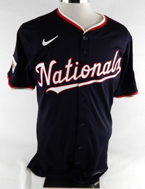 2025 Washington Nationals Darren Baker #10 Game Issued Navy Jersey 42 840