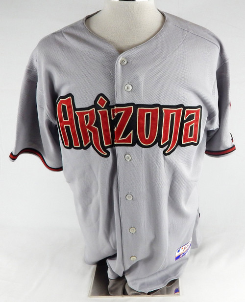 2009 Arizona Diamondbacks Rusty Ryal #4 Game Used Grey Jersey 48 277