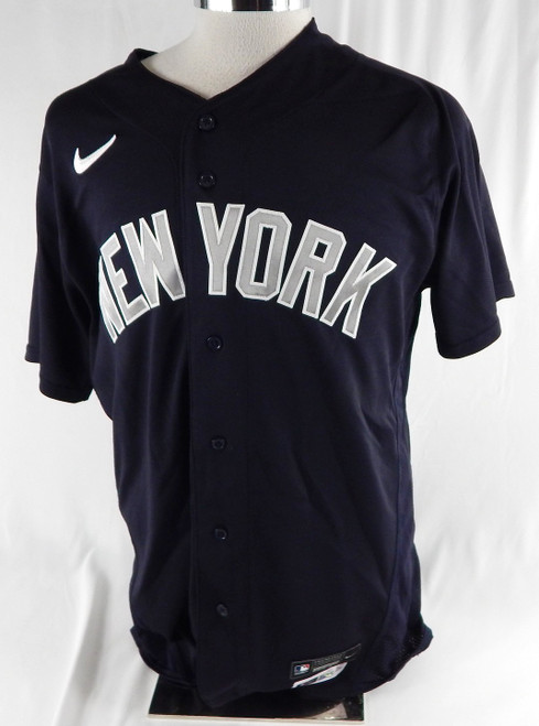 2023 New York Yankees Oswald Peraza #95 Game Issued Pos Used Navy Jersey BP ST 5
