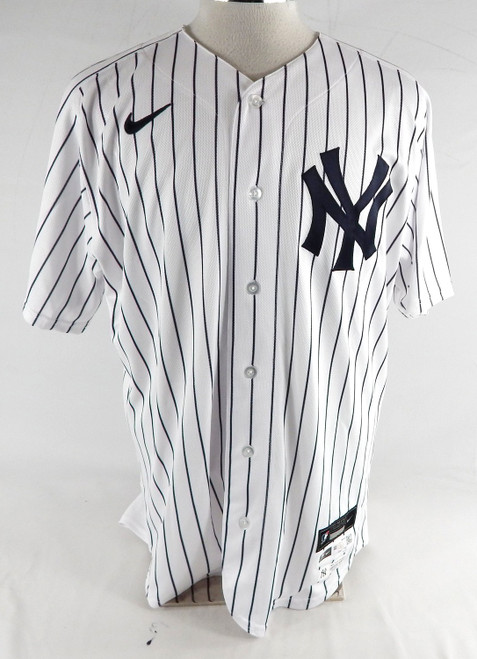 2020 New York Yankees Josh Thole #30 Game Issued Pos Used White Jersey 46 429